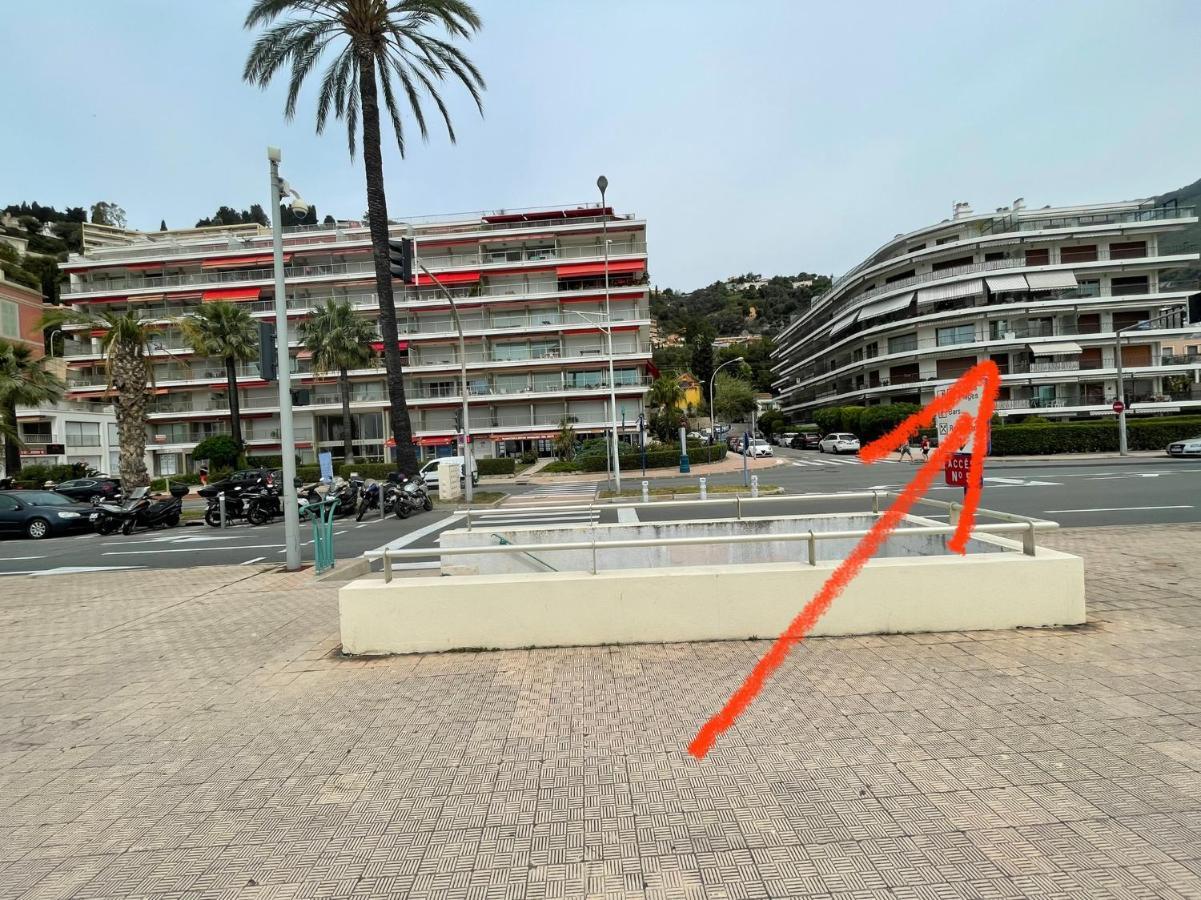 Studio 2 Pers , 40M2 En Bord De Mer Avec Vue Mer マントン エクステリア 写真